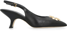 Load image into Gallery viewer, Eleanor leather pointy-toe slingback
