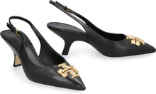 Load image into Gallery viewer, Eleanor leather pointy-toe slingback
