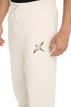 Load image into Gallery viewer, Single Bee Bird stretch cotton track-pants
