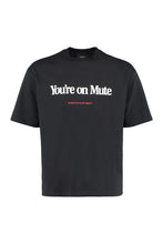 Load image into Gallery viewer, Mute embroidered cotton T-shirt
