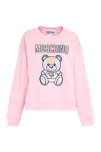 Load image into Gallery viewer, Cotton crew-neck sweatshirt with logo
