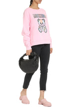 Load image into Gallery viewer, Cotton crew-neck sweatshirt with logo
