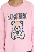 Load image into Gallery viewer, Cotton crew-neck sweatshirt with logo
