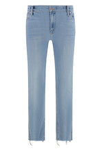 Load image into Gallery viewer, Dazzler Ankle Fray straight leg jeans
