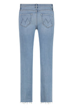 Load image into Gallery viewer, Dazzler Ankle Fray straight leg jeans

