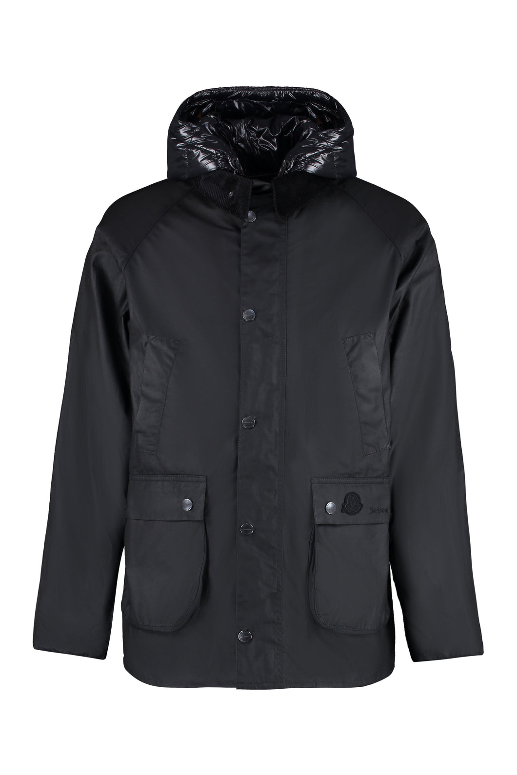 2 Moncler 1952 - Wight hooded short down jacket