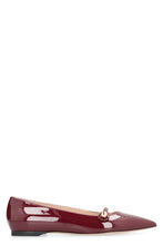 Load image into Gallery viewer, Cleo leather pointy-toe ballet flats
