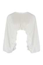 Load image into Gallery viewer, Carambola ruffled viscose top
