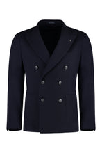 Load image into Gallery viewer, Double-breasted virgin wool jacket
