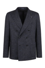 Load image into Gallery viewer, Montecarlo double-breasted wool blazer
