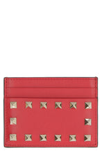Load image into Gallery viewer, Valentino Garavani - Rockstud leather card holder

