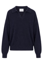 Load image into Gallery viewer, Cashmere pullover with polo collar
