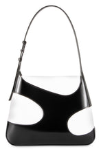 Load image into Gallery viewer, Leather and canvas shoulder bag
