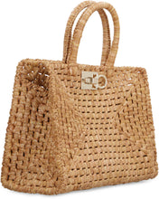 Load image into Gallery viewer, Studio Box raffia handbag
