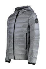 Load image into Gallery viewer, Crofton hooded techno fabric down jacket - Black Label
