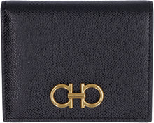 Load image into Gallery viewer, Gancini logo leather wallet
