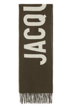 Load image into Gallery viewer, Unisex wool scarf with fringes
