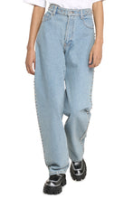 Load image into Gallery viewer, 5-pocket straight-leg jeans
