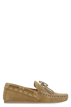Load image into Gallery viewer, Freen studded suede loafers
