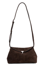 Load image into Gallery viewer, Crossbody bag T-LOCK in suede
