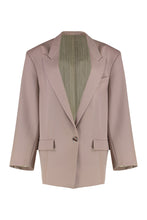 Load image into Gallery viewer, Single-breasted virgin wool jacket
