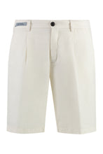 Load image into Gallery viewer, Cotton and linen bermuda-shorts
