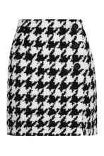 Load image into Gallery viewer, Houndstooth mini skirt
