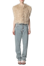 Load image into Gallery viewer, Florana faux fur waistcoat
