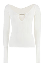 Load image into Gallery viewer, Pralù Knitted viscosa-blend top
