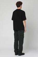 Load image into Gallery viewer, Typo Cotton crew-neck T-shirt
