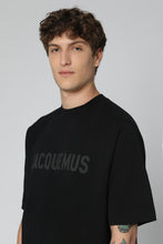 Load image into Gallery viewer, Typo Cotton crew-neck T-shirt
