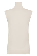 Load image into Gallery viewer, High collar sleeveless sweater
