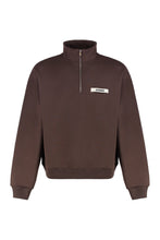 Load image into Gallery viewer, Gros Grain Logo detail cotton sweatshirt
