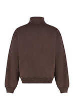 Load image into Gallery viewer, Gros Grain Logo detail cotton sweatshirt
