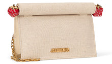 Load image into Gallery viewer, The Small Round Square Canvas Clutch
