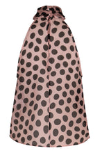 Load image into Gallery viewer, Polka-dot print silk top
