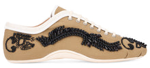 Load image into Gallery viewer, Embroidered low-top ballerina sneakers

