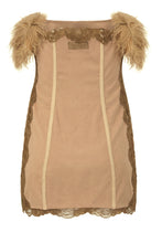 Load image into Gallery viewer, Mini dress with feathers
