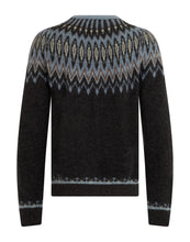 Load image into Gallery viewer, Crew neck sweater with jacquard pattern
