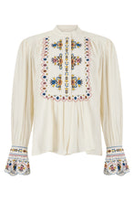 Load image into Gallery viewer, Blouse with embroidered details

