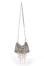 Load image into Gallery viewer, Shoulder bag 1969 Nano in metal with fringes
