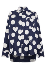 Load image into Gallery viewer, Shirt with hearts and dots
