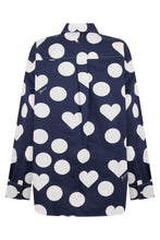 Load image into Gallery viewer, Shirt with hearts and dots
