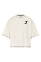 Load image into Gallery viewer, Oversize T-shirt with embroidered logo
