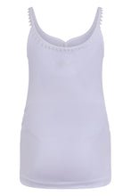 Load image into Gallery viewer, Cotton tank top with embroidered edge
