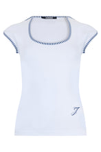 Load image into Gallery viewer, T-shirt with striped edges
