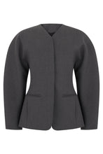 Load image into Gallery viewer, One-button blazer Oval dress
