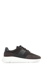 Load image into Gallery viewer, Genesis Vintage Runner leather and fabric low-top sneakers
