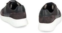 Load image into Gallery viewer, Genesis Vintage Runner leather and fabric low-top sneakers

