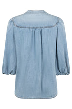 Load image into Gallery viewer, Lucky denim blouse
